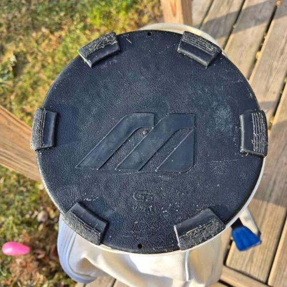 Vintage Mizuno 3-way Leather/Canvas Cart Golf Bag w/ Carry Strap & Rain Cover - Picture 10 of 10